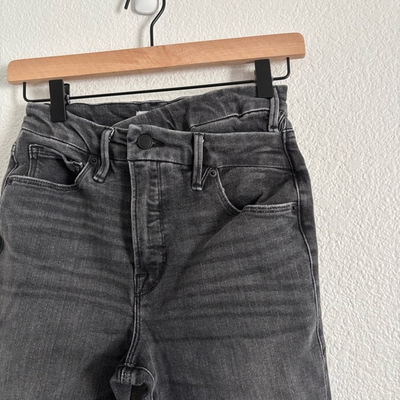 Good American Women's Size 2/26 Gray Good Classic Slim Straight Jeans - Picture 5 of 6